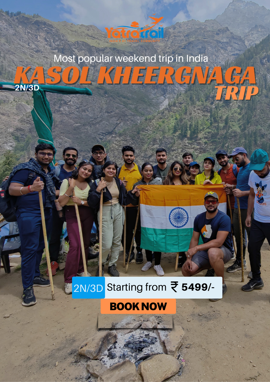 YatraTrail Delhi to Kasol Departure - Comfortable